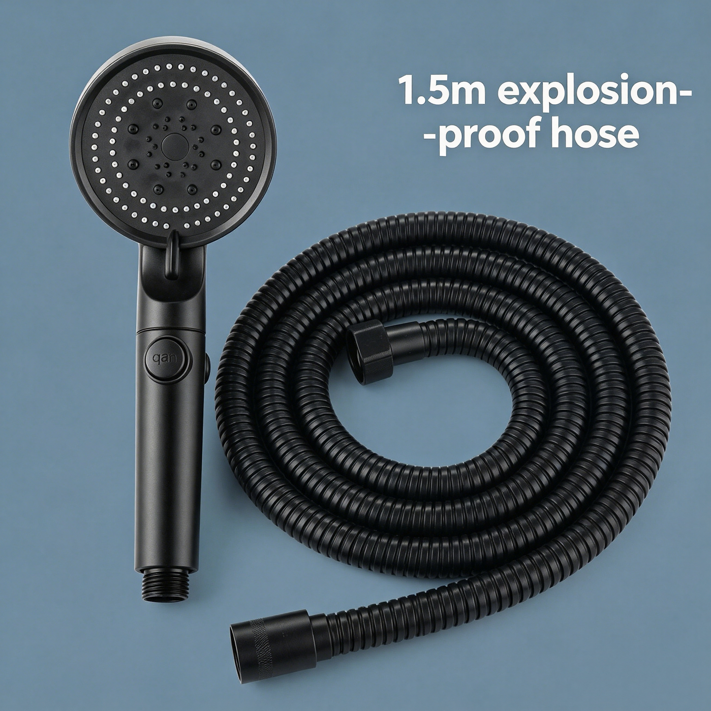 Hot sale🔥High Pressure Boosting Shower Head 360° Rotatable Water Saving Rainfall Nozzle
