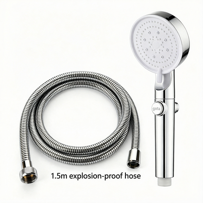Hot sale🔥High Pressure Boosting Shower Head 360° Rotatable Water Saving Rainfall Nozzle