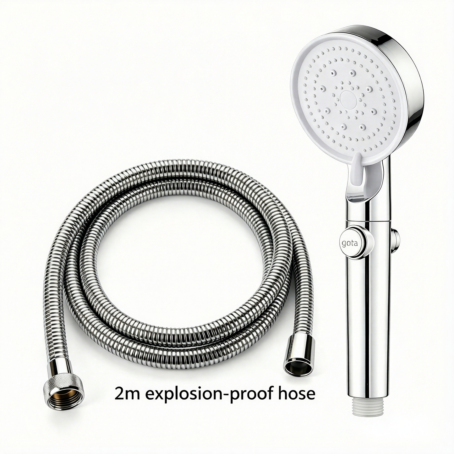 Hot sale🔥High Pressure Boosting Shower Head 360° Rotatable Water Saving Rainfall Nozzle