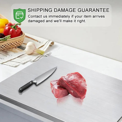 Premium Stainless Steel Chopping Board – Non-Slip, Durable, Hygienic Kitchen Cutting Board