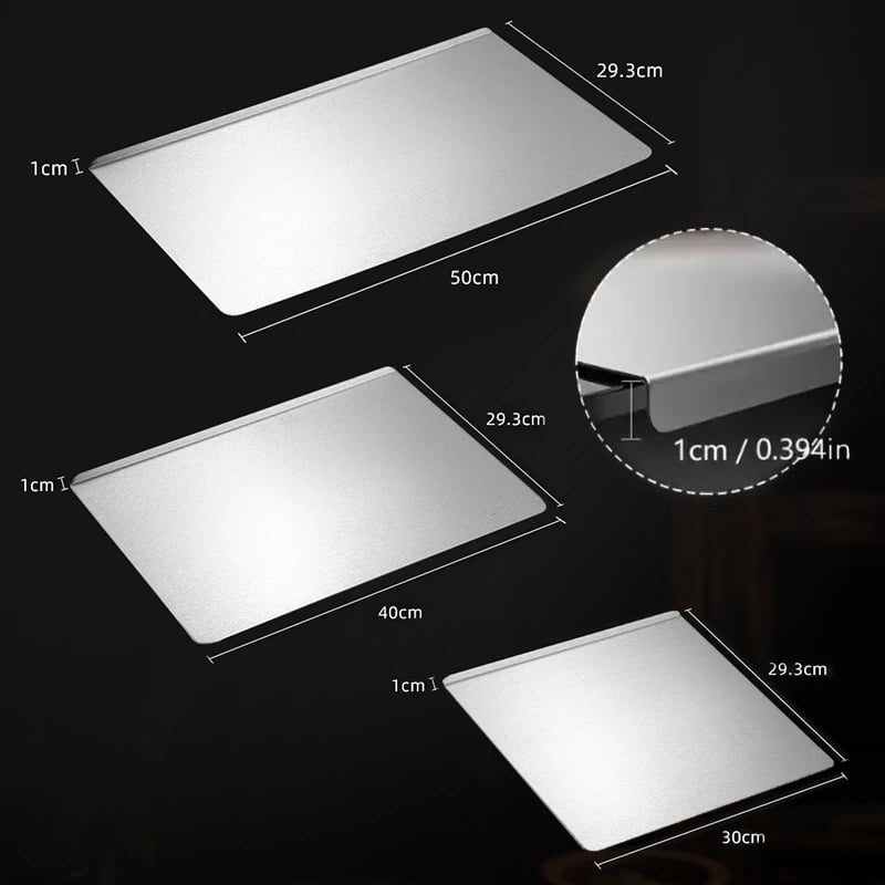 Premium Stainless Steel Chopping Board – Non-Slip, Durable, Hygienic Kitchen Cutting Board
