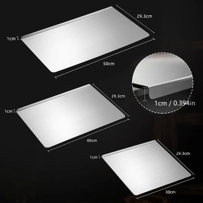 Premium Stainless Steel Chopping Board – Non-Slip, Durable, Hygienic Kitchen Cutting Board