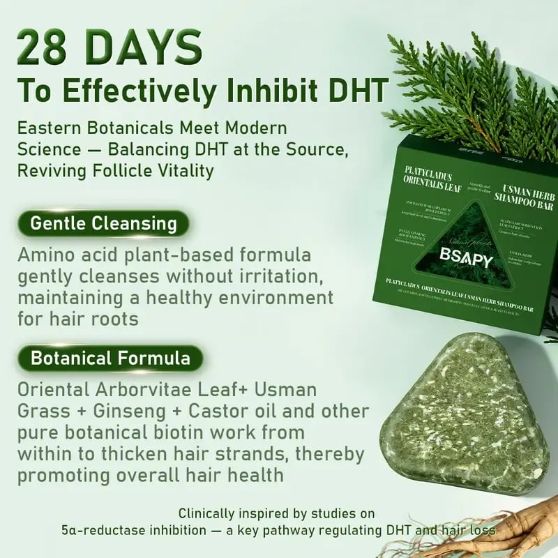 💖Hot 48% OFF🌹🌿✨ Anti Hair Loss Shampoo Bar