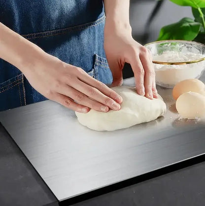 Premium Stainless Steel Chopping Board – Non-Slip, Durable, Hygienic Kitchen Cutting Board
