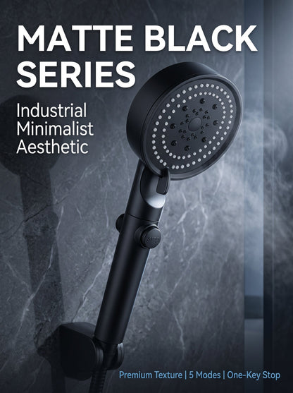 Hot sale🔥High Pressure Boosting Shower Head 360° Rotatable Water Saving Rainfall Nozzle