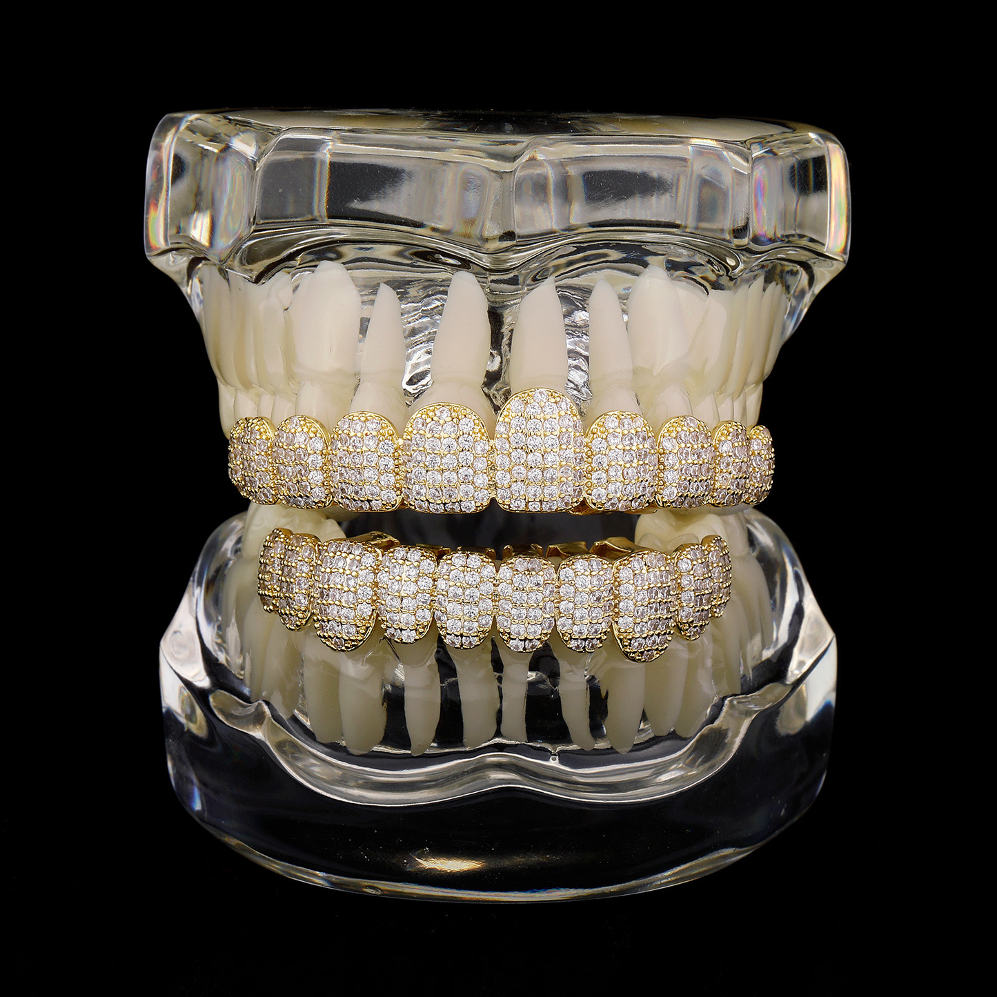 Last Day 49% OFF🔥 DIAMOND GRILLZ - Full diamond crusted grillz for maximum shine