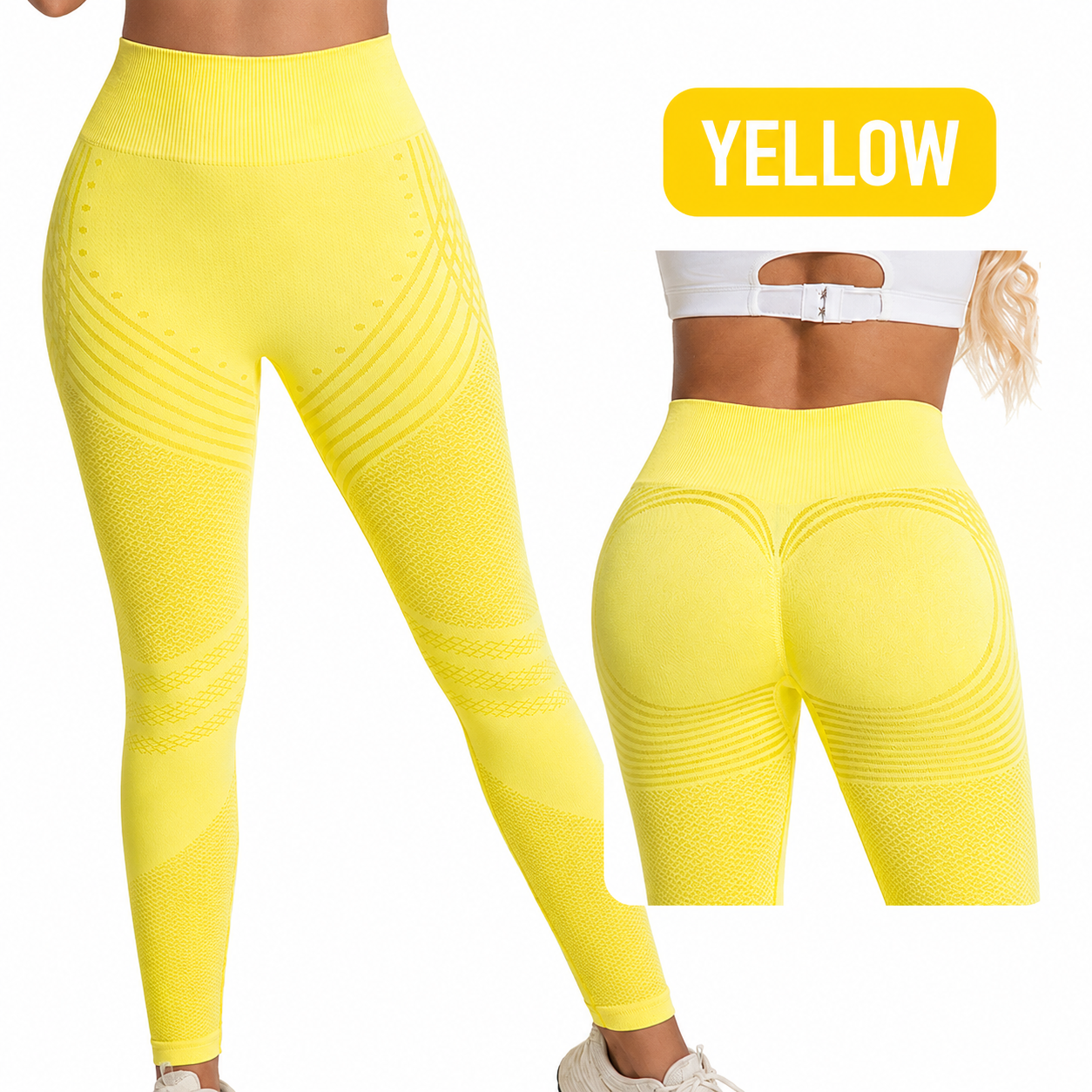High Waisted And Hip Lifting Yoga Elastic Quick Drying Tight Pants