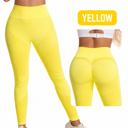 High Waisted And Hip Lifting Yoga Elastic Quick Drying Tight Pants